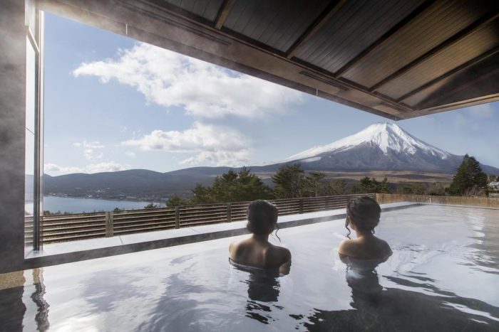 Onsen au mont Fuji