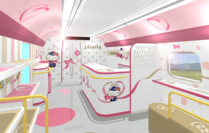 Hello Kitty interior