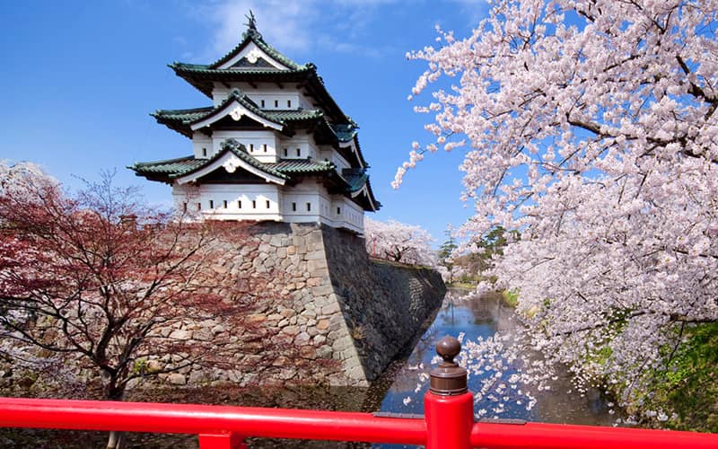 pont du château de hirosaki