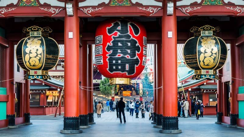 Porte Hozomon, temple Sensoji