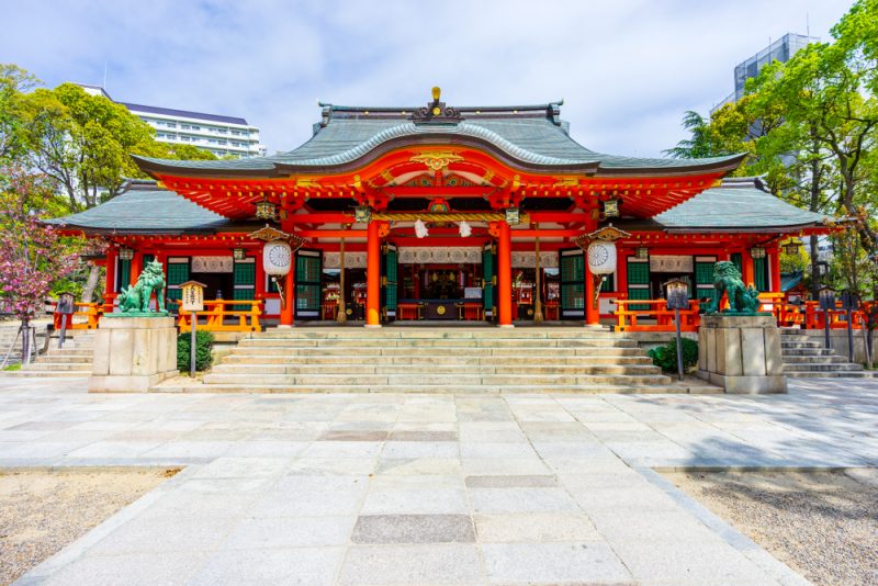 sanctuaire ikuta jinja à kobe