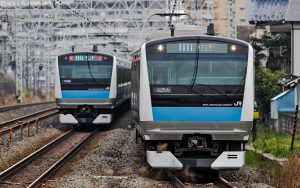 JR Keihin Tohoku line trains