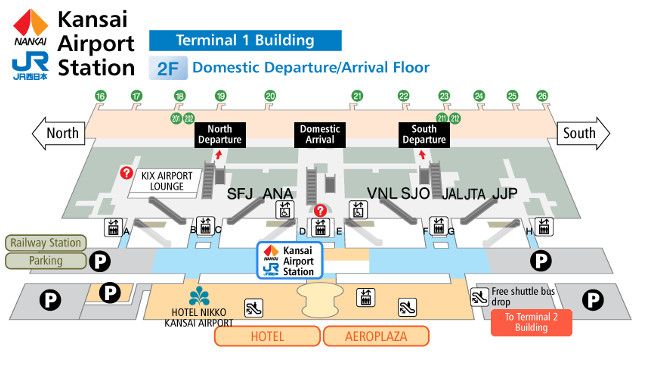 Kansai International Airport Map