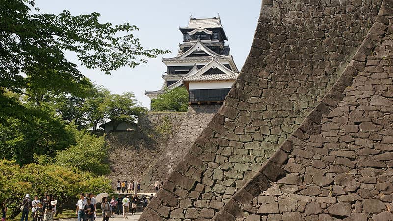 Kumamoto castle walls