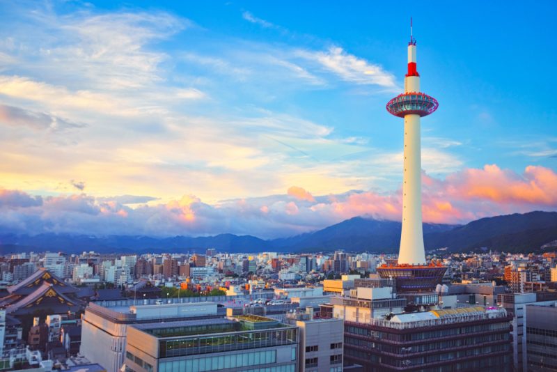 Kyoto Tower: Access, hotel and facilities