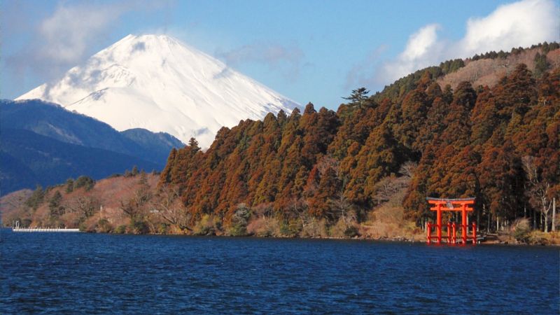 Lake Ashi and Mt Fuji Hakone