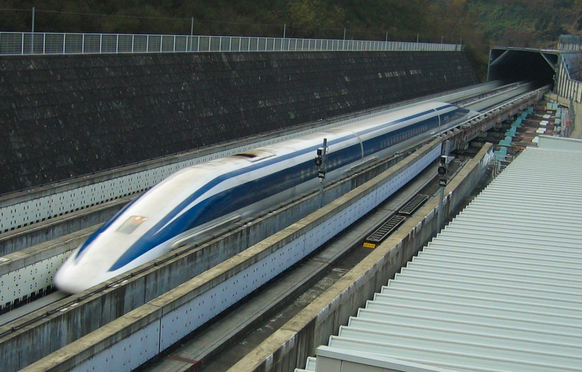 El Maglev japonés, el tren bala más rápido del mundo