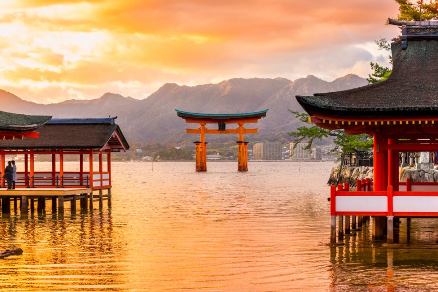 The Great Torii at Itsukushima (Miyajima)