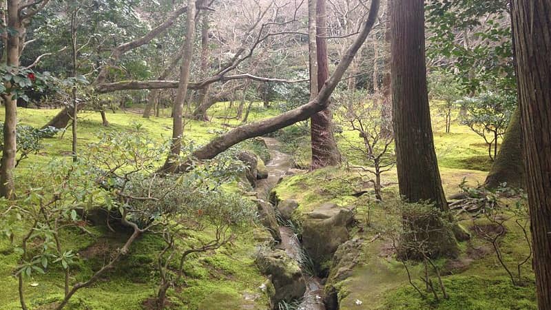 Moss Garden Silver pavilion