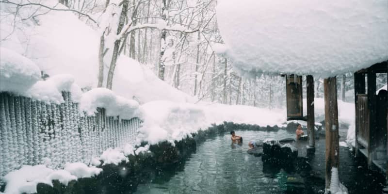 Nyuto Onsen snow