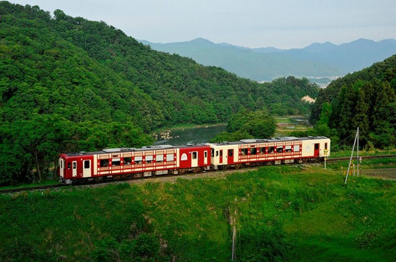 Oykot train in the summer