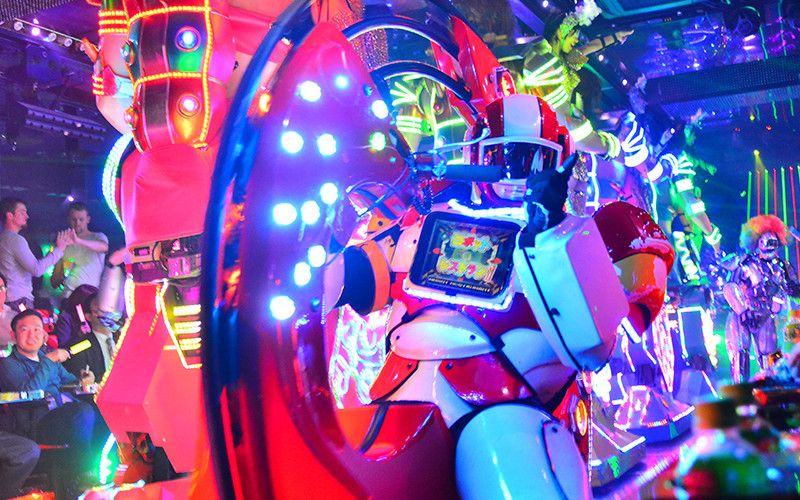 Robot show at Tokyo's Robot Restaurant