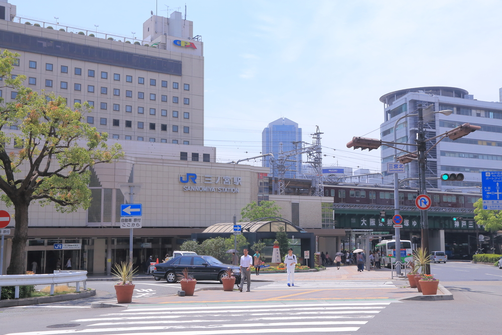 Estación de Sannomiya, la estación principal de Kobe