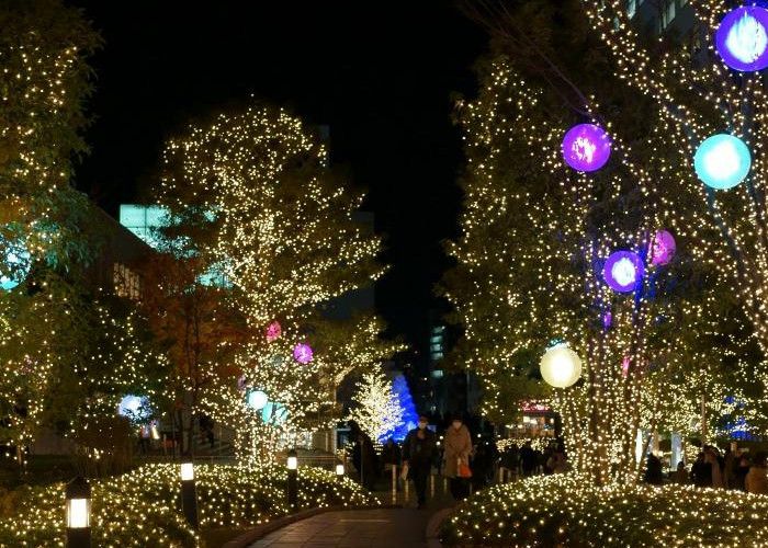 Illuminations d'hiver à Shinjuku Southern Terrace, Tokyo