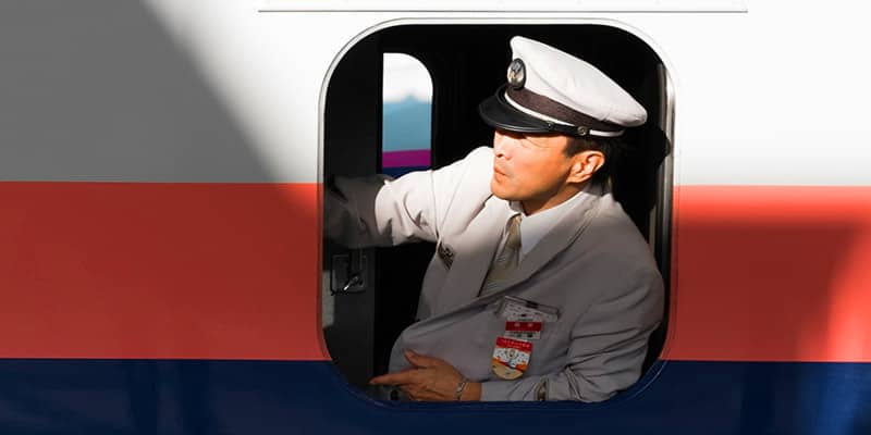 Shinkansen driver