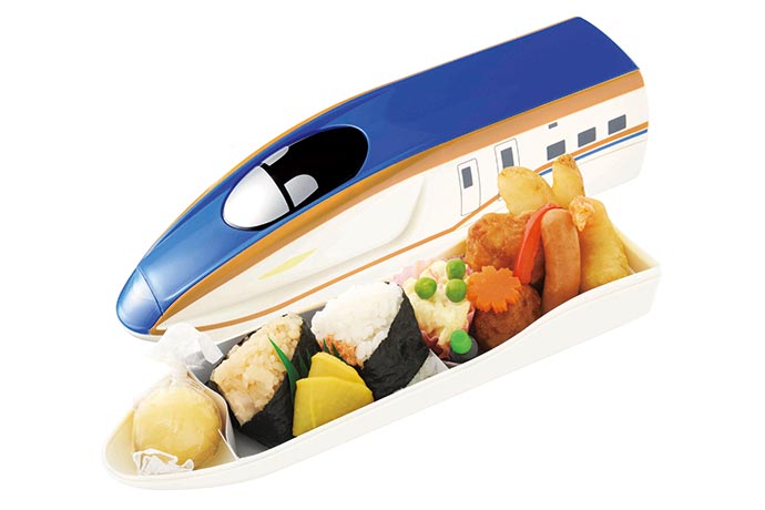 Ekiben shaped like the Shinkansen E7 Series