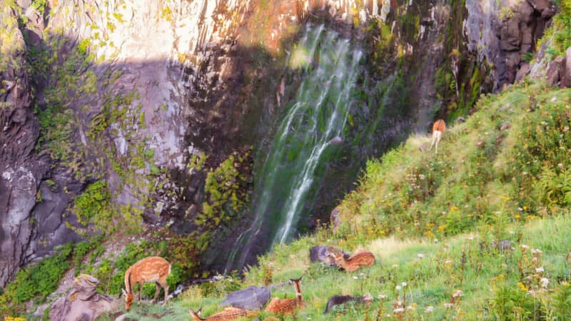 shiretoko waterfalls