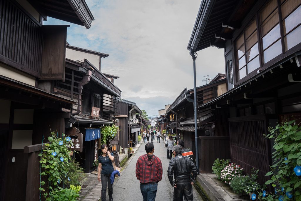 Downtown Takayama is a great place for walk among historical houses