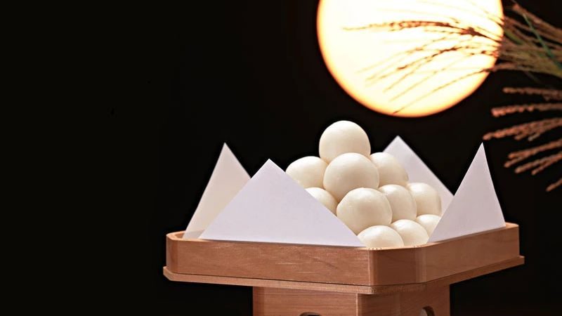 Dango, nourriture traditionnelle du Tsukimi