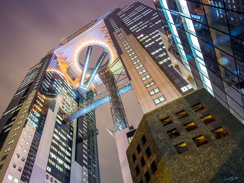 Visiting Umeda Sky Building in Osaka