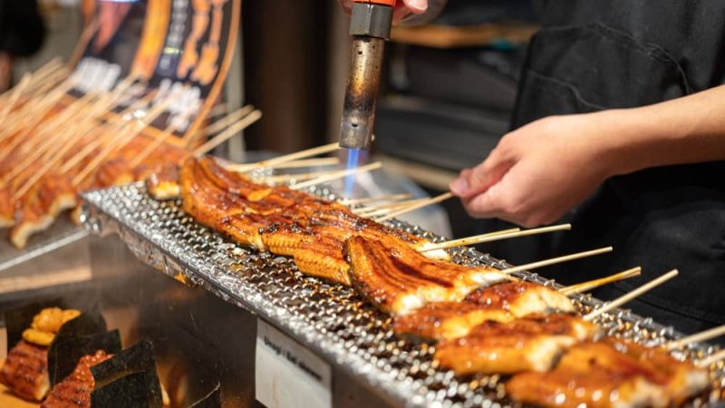 Unagi, traditional japanese food.