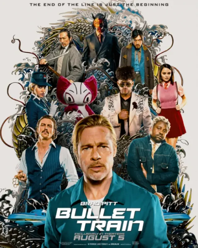 bullet train movie poster